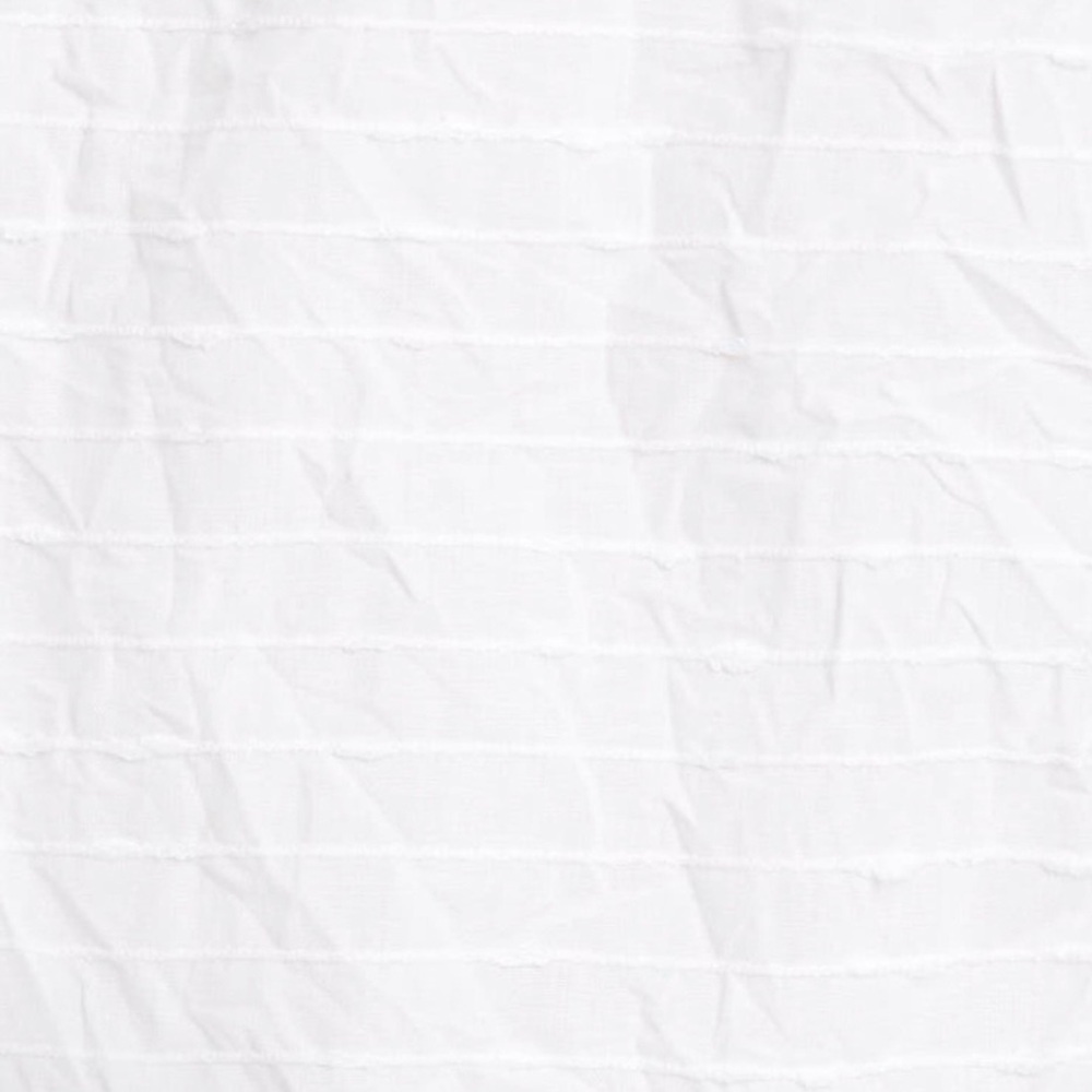 Frank & Eileen Barry Tailored Button Up Shirt Textured Tonal Stripe White Medium - Picture 4 of 16